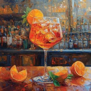 Euroart MALBA NA PLÁTNĚ, jídlo a pití, 55/55 cm obraz