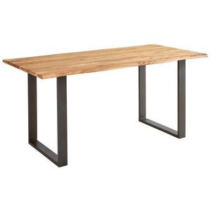 P & B JÍDELNÍ STŮL, akácie, černá, barvy akácie, 160/90/76 cm obraz