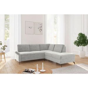 Sit & More ROHOVÁ SEDAČKA, textil, světle šedá obraz