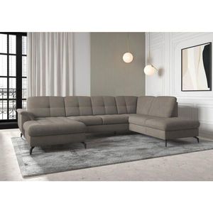 Sit & More SEDACÍ SOUPRAVA, textil, jílová barva obraz