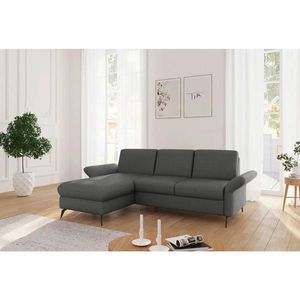 Sit & More ROHOVÁ SEDAČKA, textil, tmavě šedá obraz