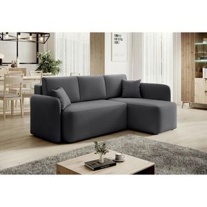 MID.YOU ROHOVÁ SEDAČKA, textil, šedá obraz
