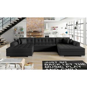MID.YOU SEDACÍ SOUPRAVA, textil, černá obraz