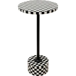Kare-Design ODKLÁDACÍ STOLEK, černá, bílá obraz
