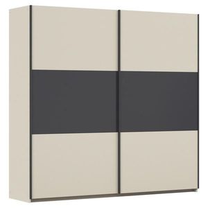 Rauch Möbel SKŘÍŇ S POSOUVACÍMI DVEŘMI, šedá, šampaňská, 218/210/59 cm obraz