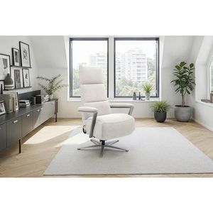 Sit & More RELAXAČNÍ KŘESLO, textil, krémová obraz