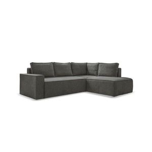 MID.YOU ROHOVÁ SEDAČKA, textil, tmavě šedá obraz