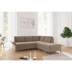 Sit & More ROHOVÁ SEDAČKA, textil, světle hnědá obraz