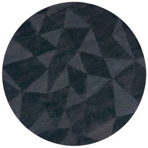 Flair Rugs VLNĚNÝ KOBEREC, 160/160 cm šedá obraz