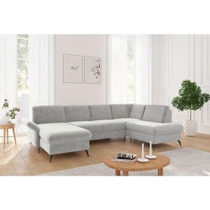 Sit & More SEDACÍ SOUPRAVA, textil, světle šedá obraz