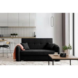MID.YOU ROZKLÁDACÍ POHOVKA, textil, černá obraz