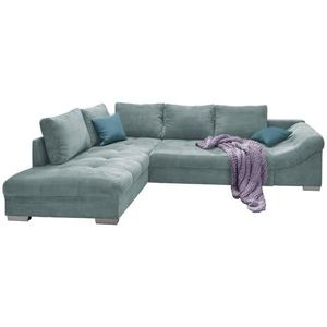 P & B ROHOVÁ SEDAČKA, textil, světle modrá obraz