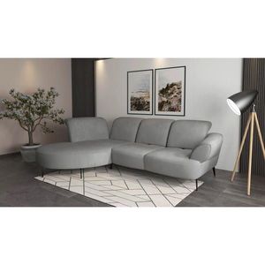 Sit & More ROHOVÁ SEDAČKA, textil, šedá obraz