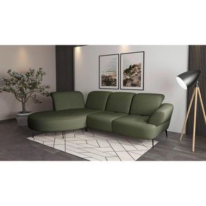 Sit & More ROHOVÁ SEDAČKA, textil, olivově zelená obraz