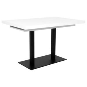 P & B JÍDELNÍ STŮL, černá, bílá, 120/80/75 cm obraz