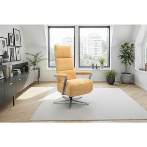 Sit & More RELAXAČNÍ KŘESLO, textil, žlutá obraz