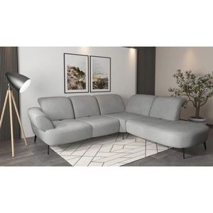 Sit & More ROHOVÁ SEDAČKA, textil, šedá obraz