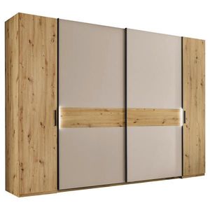 Carryhome KOMBINOVANÁ SKŘÍŇ, kašmírová, dub artisan, 312/225/61 cm obraz
