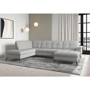 Sit & More SEDACÍ SOUPRAVA, textil, světle šedá obraz