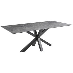 P & B JÍDELNÍ STŮL, černá, tmavě šedá, 200/100/75 cm obraz