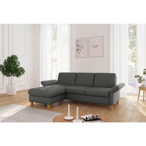 Sit & More ROHOVÁ SEDAČKA, textil, tmavě šedá obraz