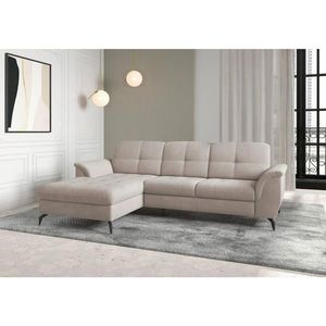Sit & More ROHOVÁ SEDAČKA, textil, šedobéžová obraz