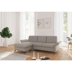 Sit & More ROHOVÁ SEDAČKA, textil, šedohnědá obraz