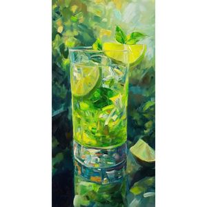 Euroart MALBA NA PLÁTNĚ, jídlo a pití, 20/40 cm obraz