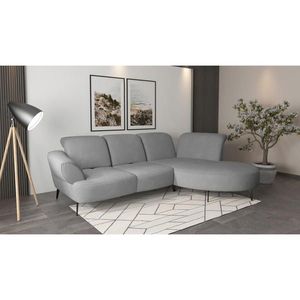 Sit & More ROHOVÁ SEDAČKA, textil, šedá obraz