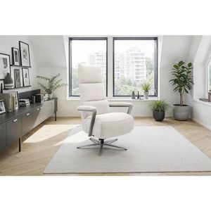 Sit & More RELAXAČNÍ KŘESLO, textil, krémová obraz