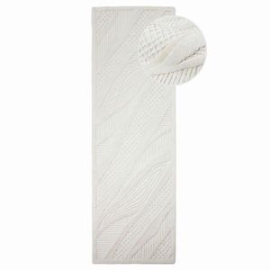 Flair Rugs BĚHOUN, 80/230 cm, bílá obraz