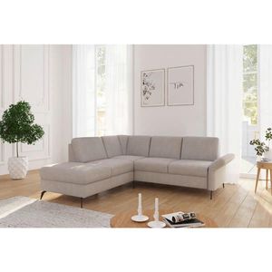 Sit & More ROHOVÁ SEDAČKA, textil, šedobéžová obraz