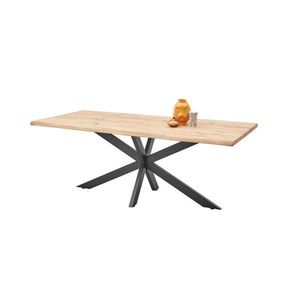 P & B JÍDELNÍ STŮL, dub, černá, barvy dubu, 200/100/76 cm obraz