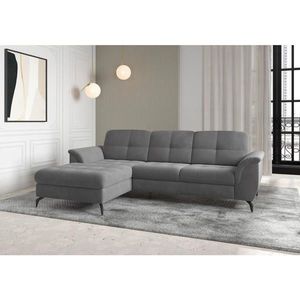 Sit & More ROHOVÁ SEDAČKA, textil, šedá obraz
