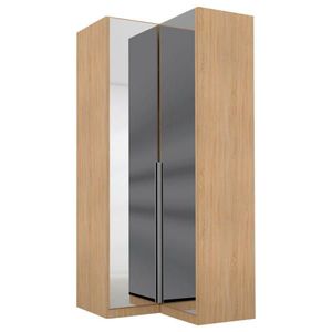 Rauch Möbel ROHOVÁ ŠATNÍ SKŘÍŇ, barvy stříbra, Sonoma dub, 100/229/102 cm obraz