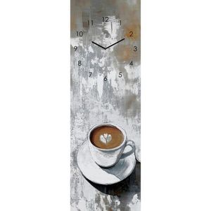 Euroart NÁSTĚNNÉ HODINY černá, bílá 20/60/3, 1 cm obraz