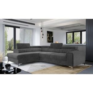 MID.YOU ROHOVÁ SEDAČKA, textil, antracitová obraz