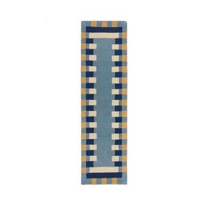 Flair Rugs BĚHOUN, 60/230 cm, modrá, žlutá obraz