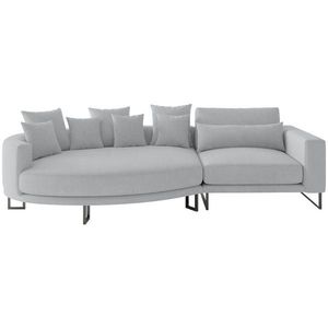 Livetastic POHOVKA BIG SOFA, textil, šedá obraz