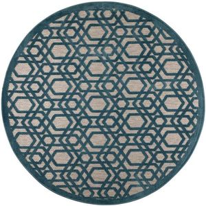 Flair Rugs VENKOVNÍ KOBEREC, 160/160 cm modrá obraz