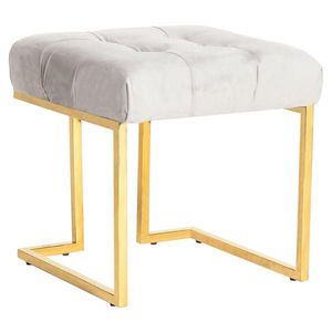 TABURET, kov, textil, 48/48/48 cm obraz
