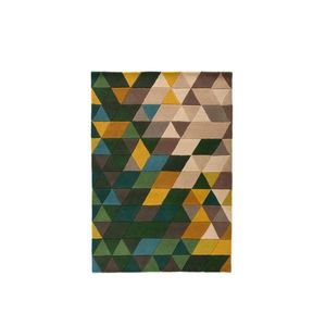 Flair Rugs VLNĚNÝ KOBEREC, 170/120 cm zelená, vícebarevná obraz