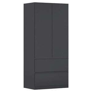 Rauch Möbel ŠATNÍ SKŘÍŇ S OTOČNÝMI DVEŘMI, šedá, 91/197/54 cm obraz