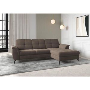 Sit & More ROHOVÁ SEDAČKA, textil, tmavě hnědá obraz