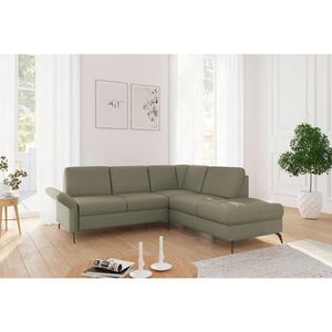 Sit & More ROHOVÁ SEDAČKA, textil, olivově zelená obraz