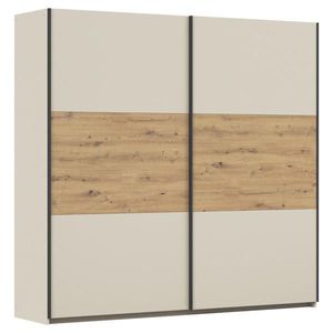 Rauch Möbel SKŘÍŇ S POSOUVACÍMI DVEŘMI, šampaňská, dub artisan, 218/210/59 cm obraz