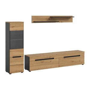 Livetastic OBÝVACÍ STĚNA dub artisan obraz