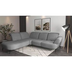 Sit & More ROHOVÁ SEDAČKA, textil, šedá obraz