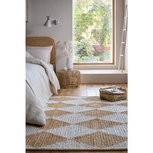 Flair Rugs RUČNĚ TKANÝ KOBEREC, 160/230 cm béžová obraz