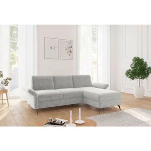 Sit & More ROHOVÁ SEDAČKA, textil, světle šedá obraz